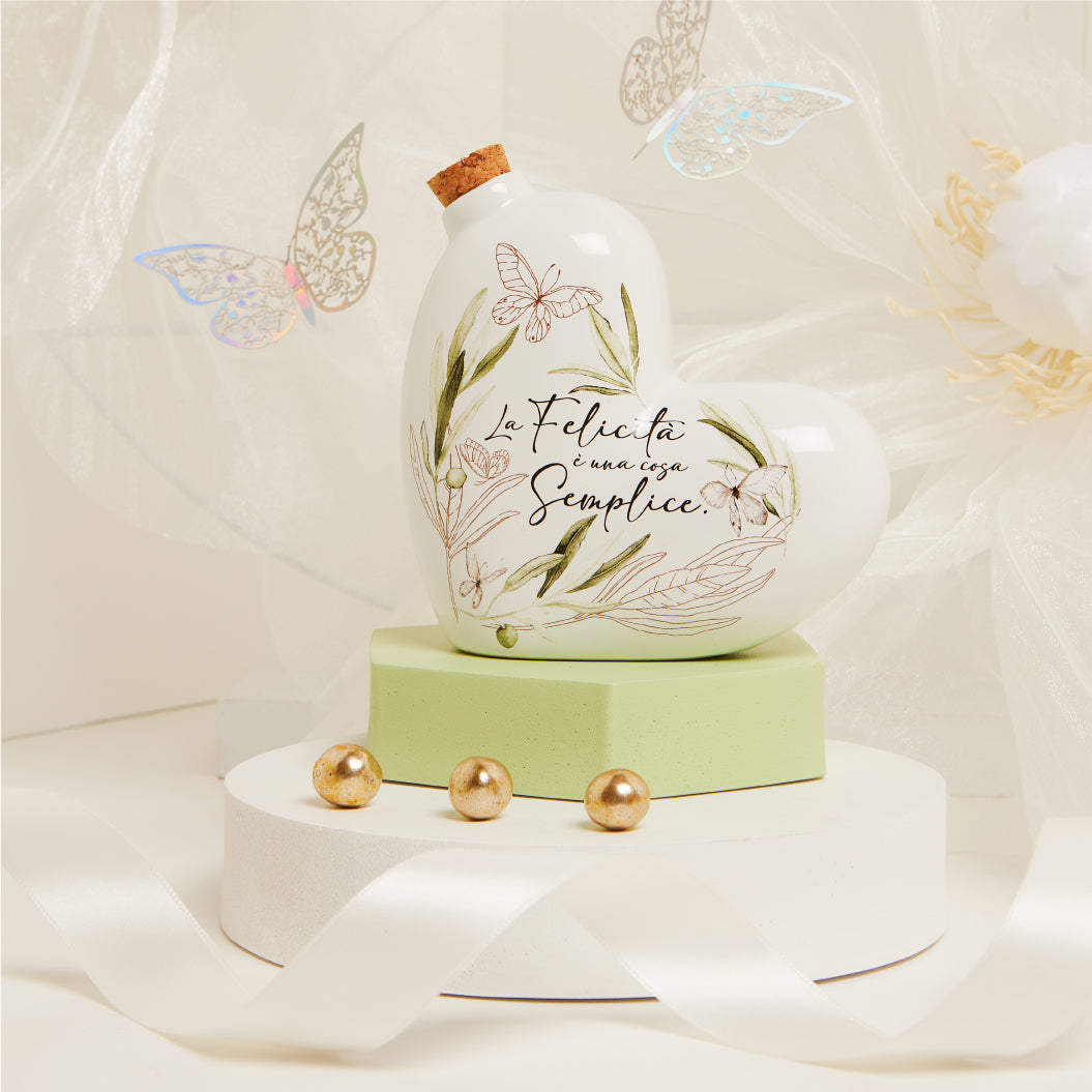 OLIERA GRANDE CUORE 12.5X5.5X13.2 CM CAPACITA’ 300 M