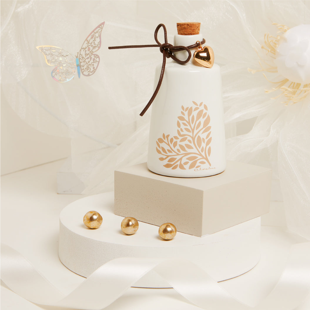 OLIERA GRANDE DECORO CUORE 12.5X5.5X13.2 CM CAPACITA’ 200 ML