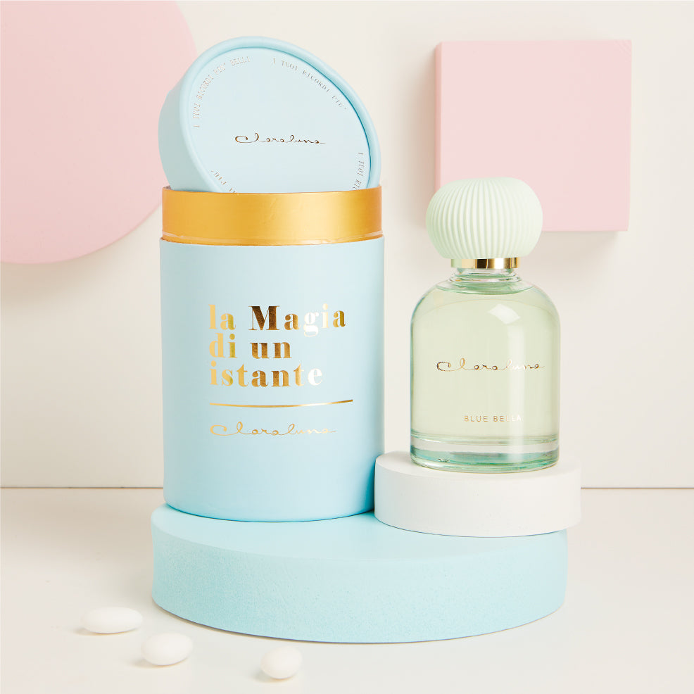 DIFFUSORE GRANDE AZZURRO CON TAPPO IN GESSO
Ø 6X10.5 CM