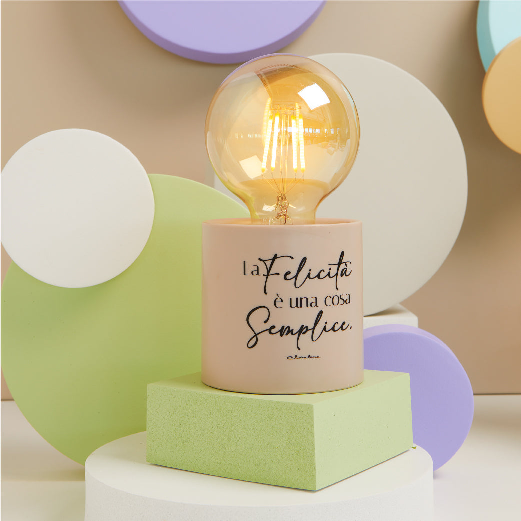 LAMPADA LED TORTORA Ø 8.5X17 CM