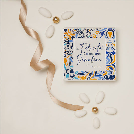 PIATTINO MAIOLICA - NO S