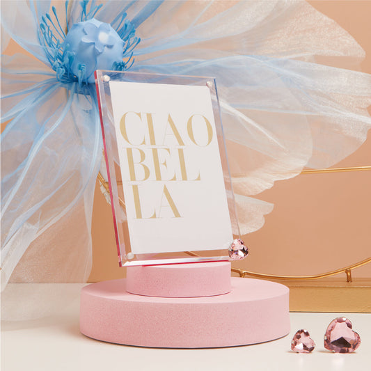 PORTAFOTO PICCOLO ROSA
CON CUORE
10X15 CM