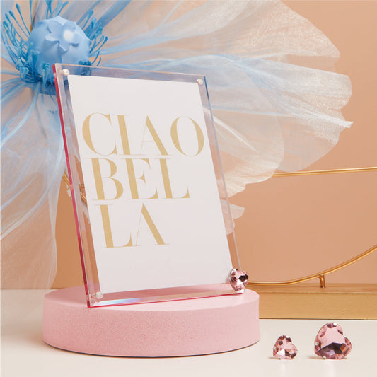 PORTAFOTO GRANDE ROSA
CON CUORE
12X17 CM