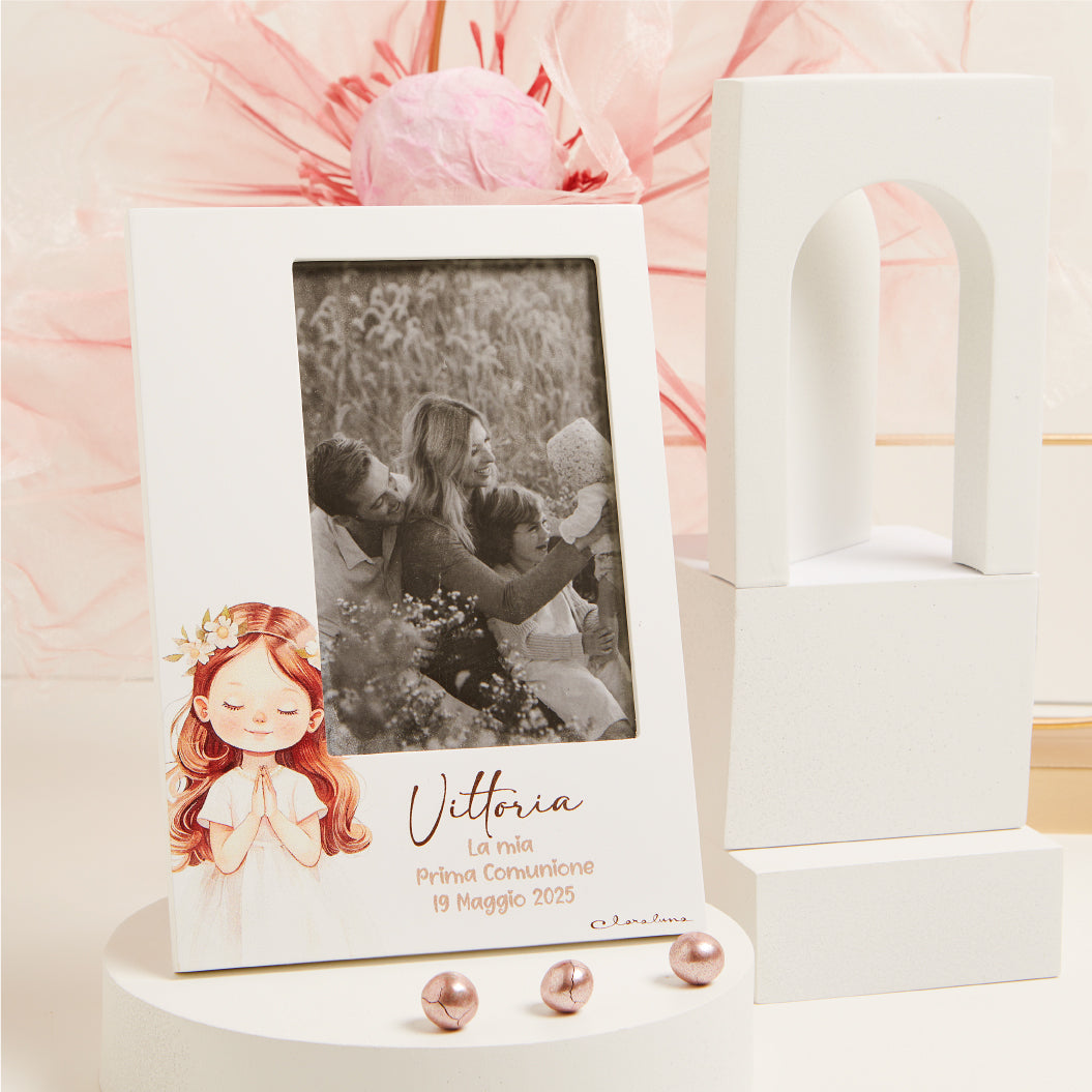 PORTAFOTO BAMBINA 15X15X21CM