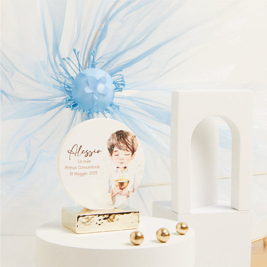 ICONA BAMBINO
Ø 10.5X12.5 CM
SCATOLA BOTANICA AZZURRO MIS.