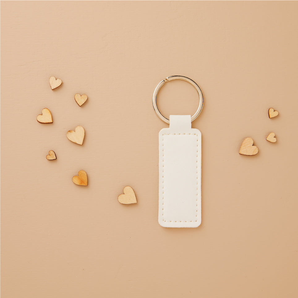 PORTACHIAVI BIANCO 9.5X2.5 CM