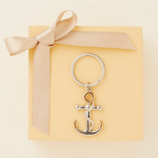 PORTACHIAVI ANCORA ANELLO 3 CM