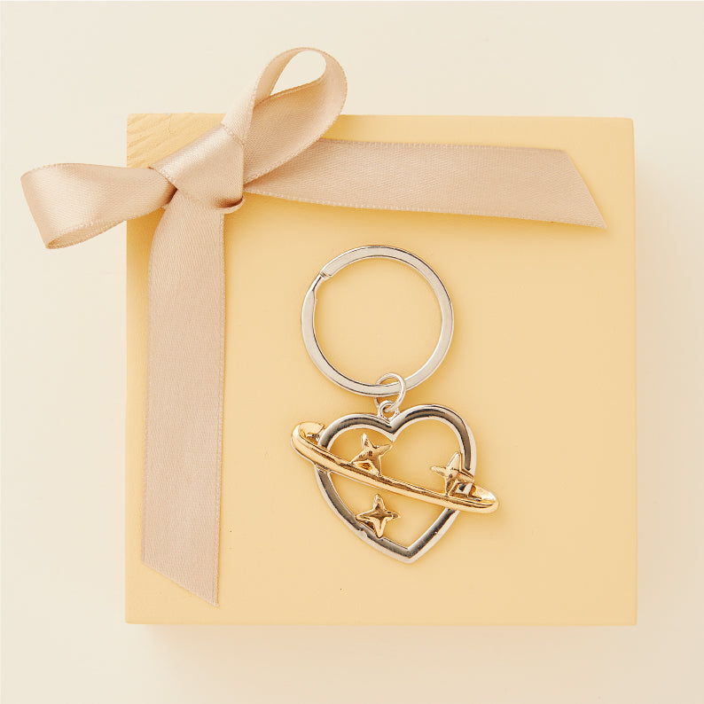 PORTACHIAVI CUORE ANELLO 3 CM