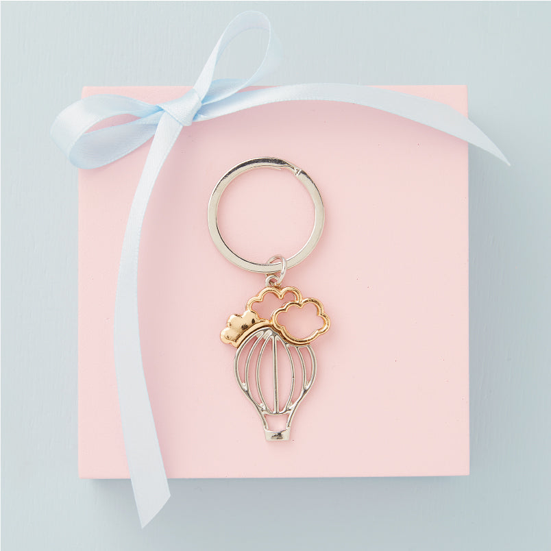 PORTACHIAVI MONGOLFIERA ANELLO 3 CM