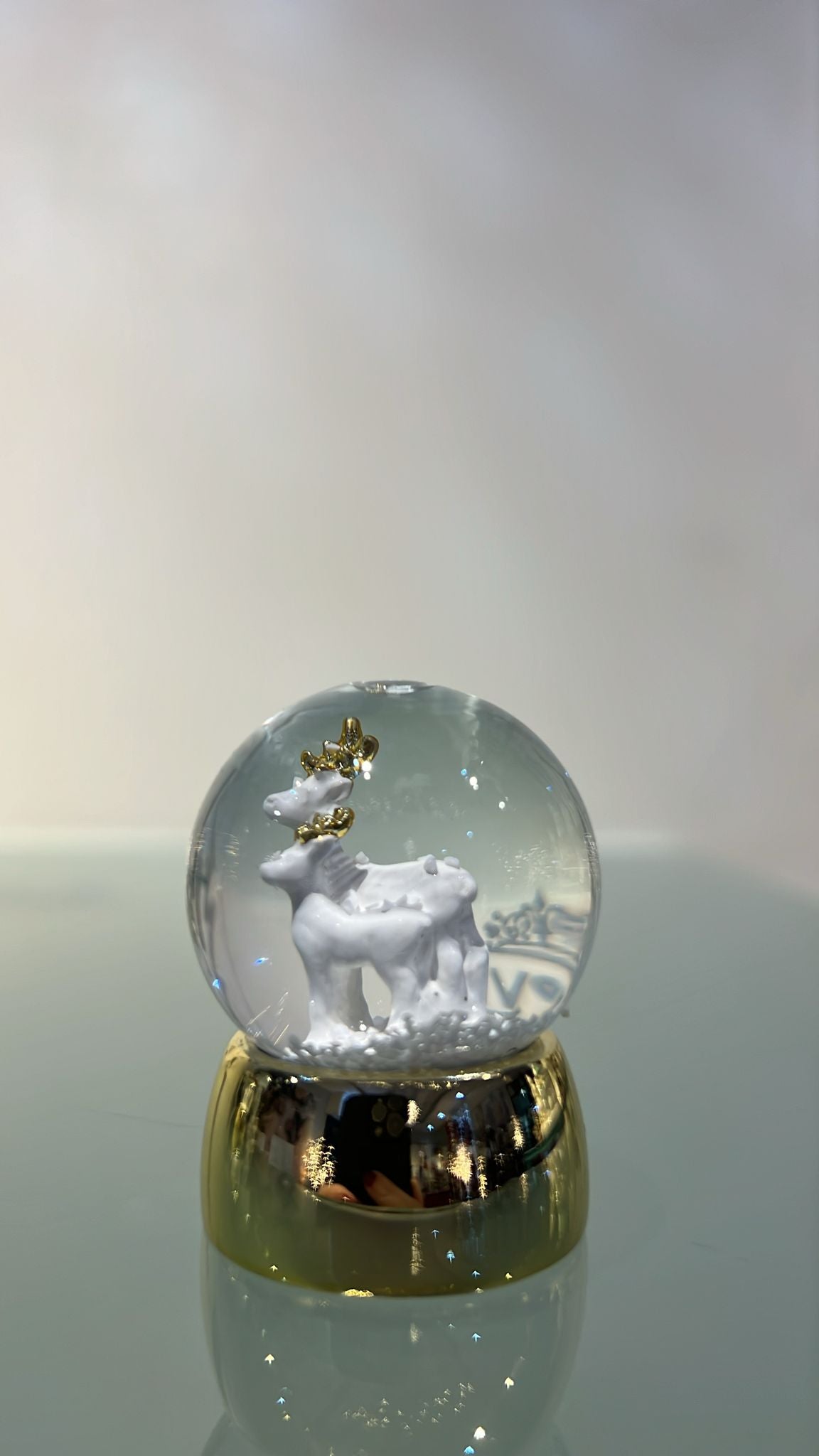 Mini palla acqua/neve renne