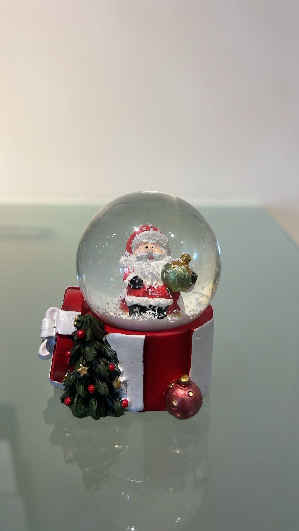 Palla acqua/neve Babbo Natale