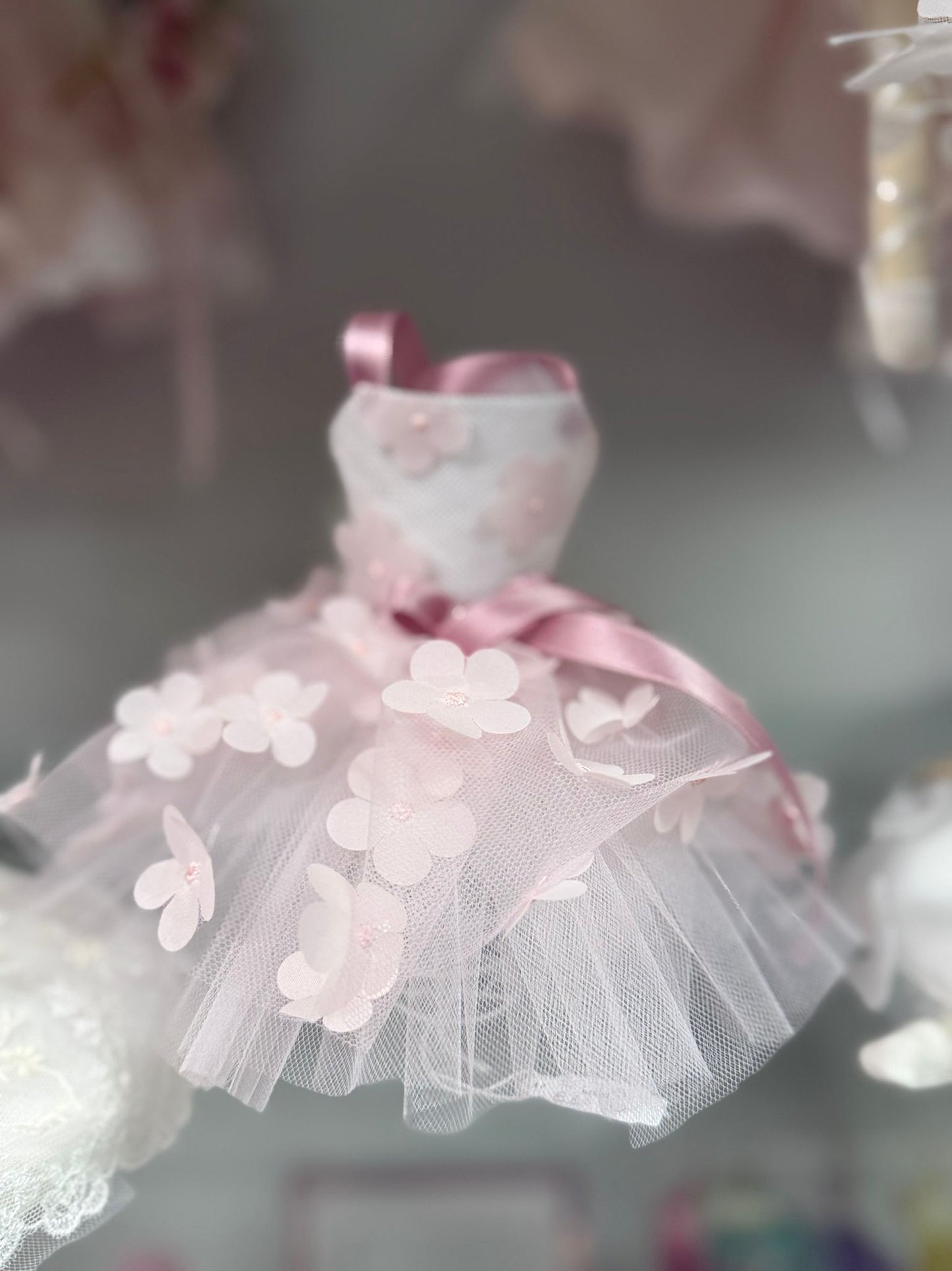 Abito rosa per bambole