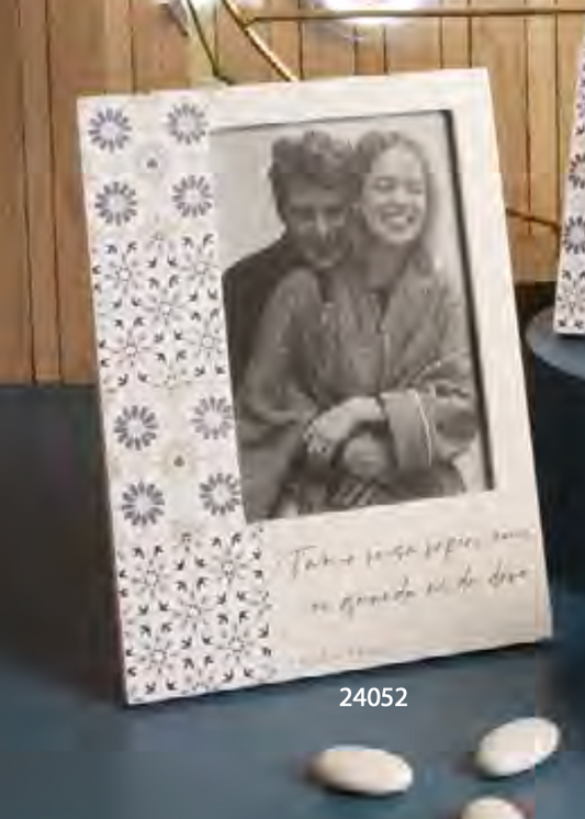 portafoto maiolica claraluna