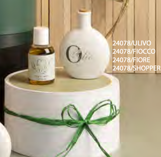 oliera tonda con olio