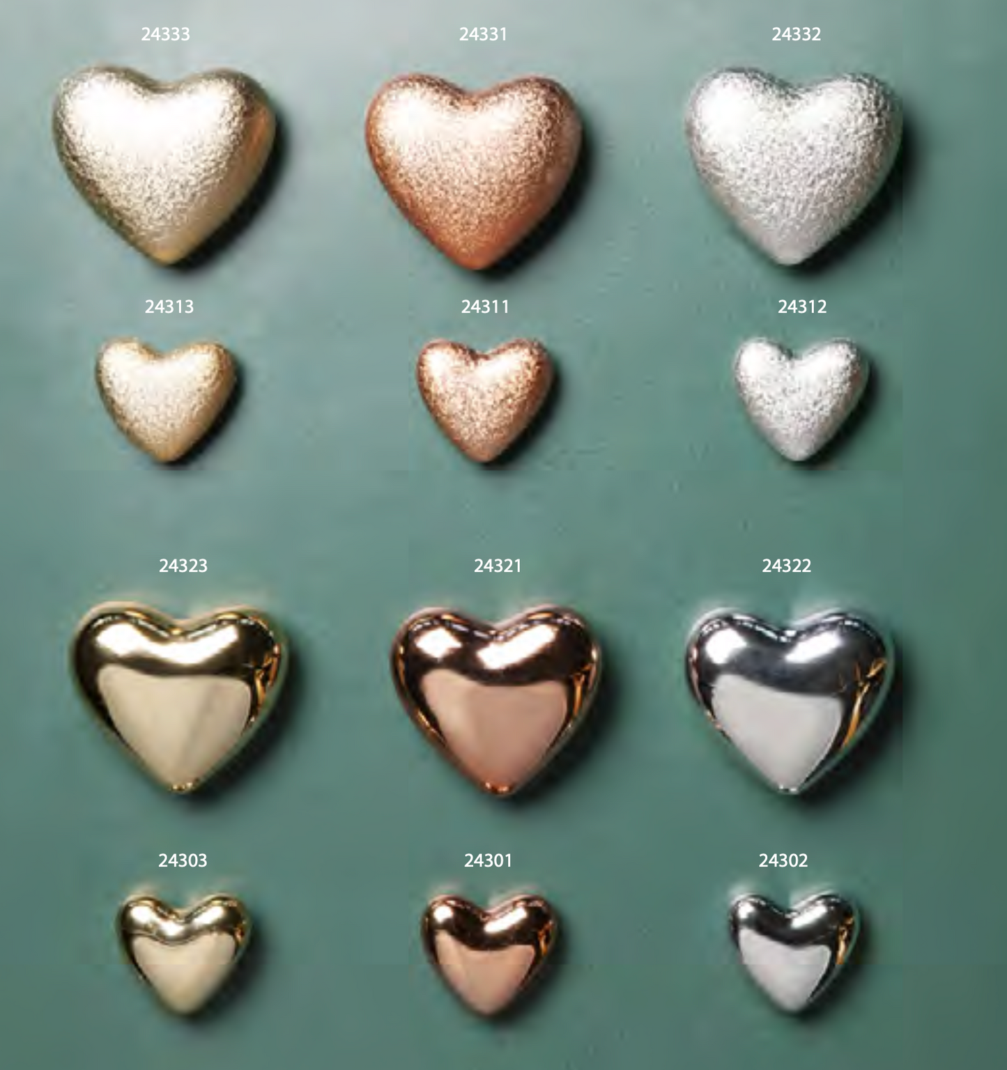 magnete a forma di cuore CLARALUNA