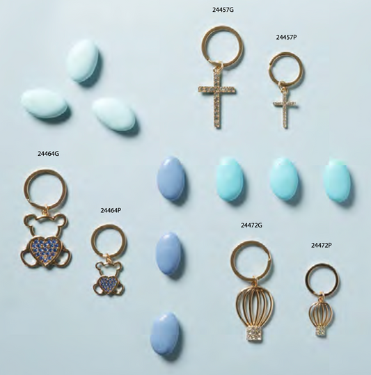 porta chiavi oro claraluna