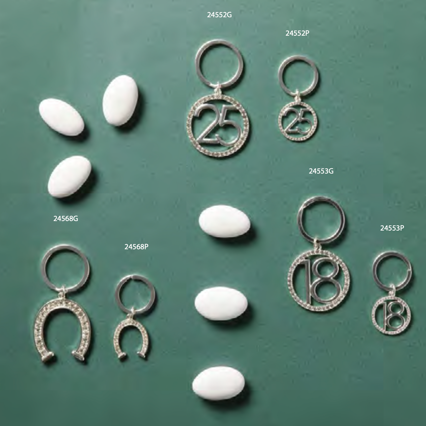 porta chiavi silver claraluna