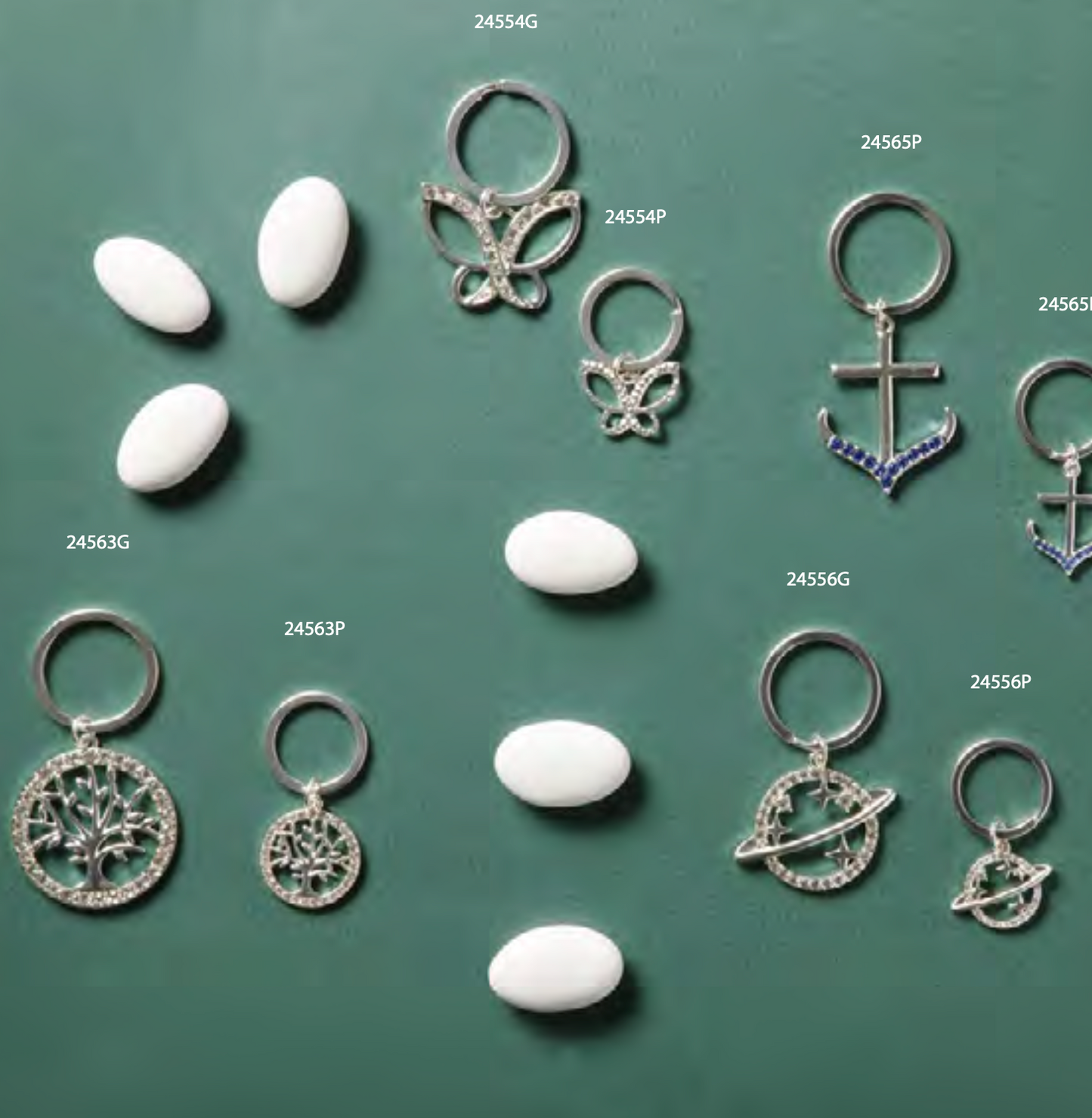 porta chiavi silver claraluna