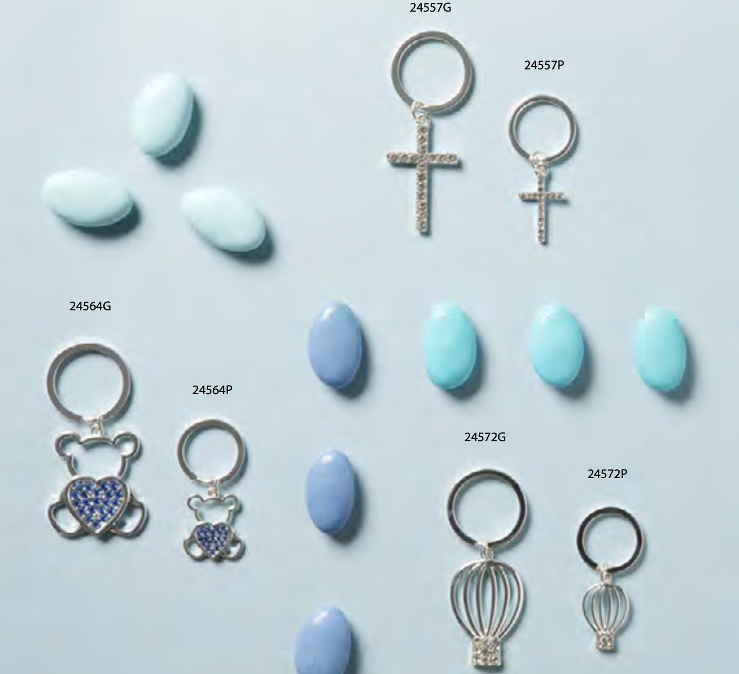 porta chiavi silver claraluna