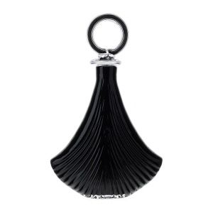 bottiglia vetro shell nero 33x12xh51
