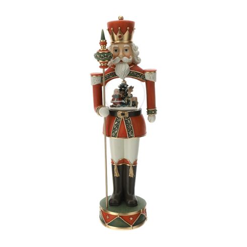 soldatino resina carillon 51cm rosso