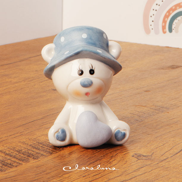 orsetto maschio e femmina bomboniera