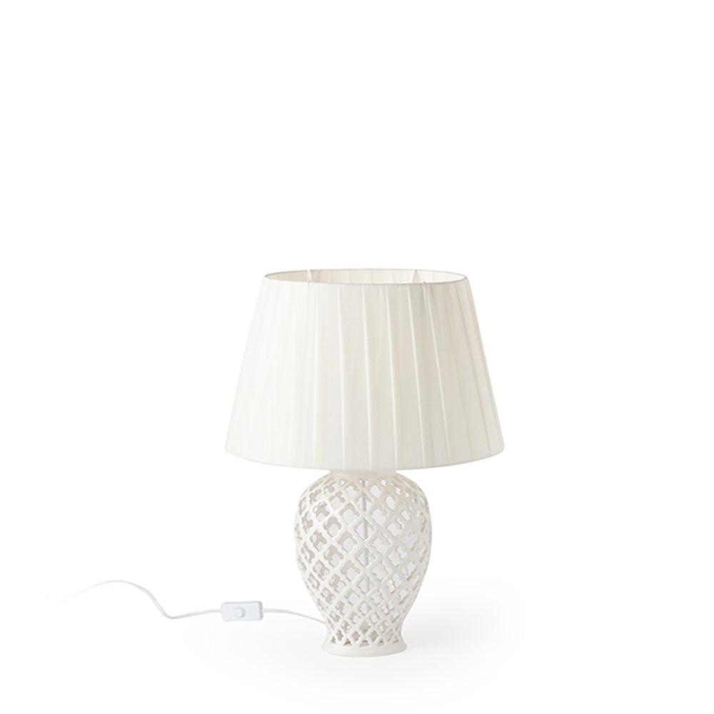 lampada potiche porcellana