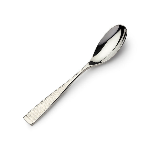 cucchiaio te acciaio martellato