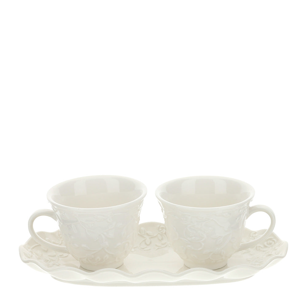 tête a tête caffè porcellana bianca
