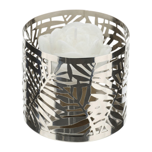 portacandela face in metallo