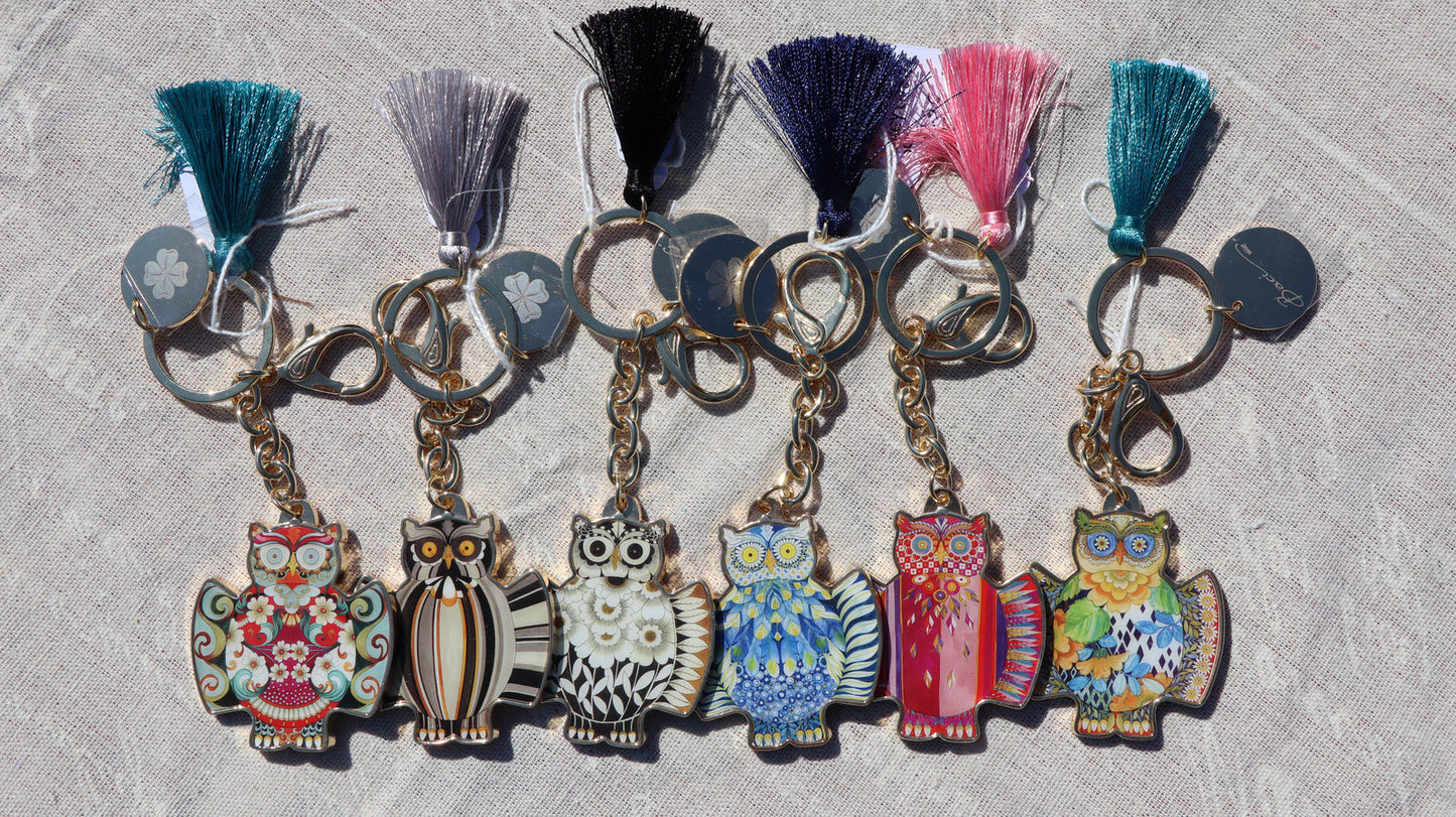 Portachiavi Civetta (Diverse fantasie)