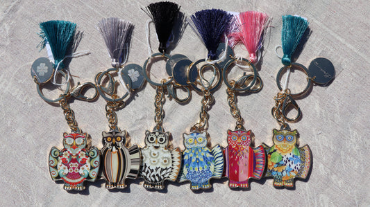 Portachiavi Civetta (Diverse fantasie)