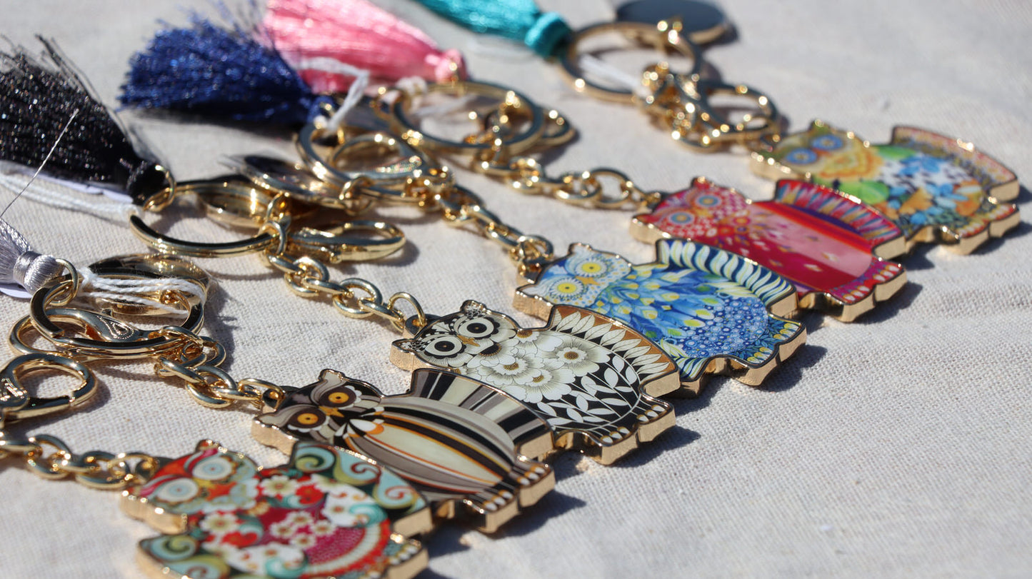 Portachiavi Civetta (Diverse fantasie)