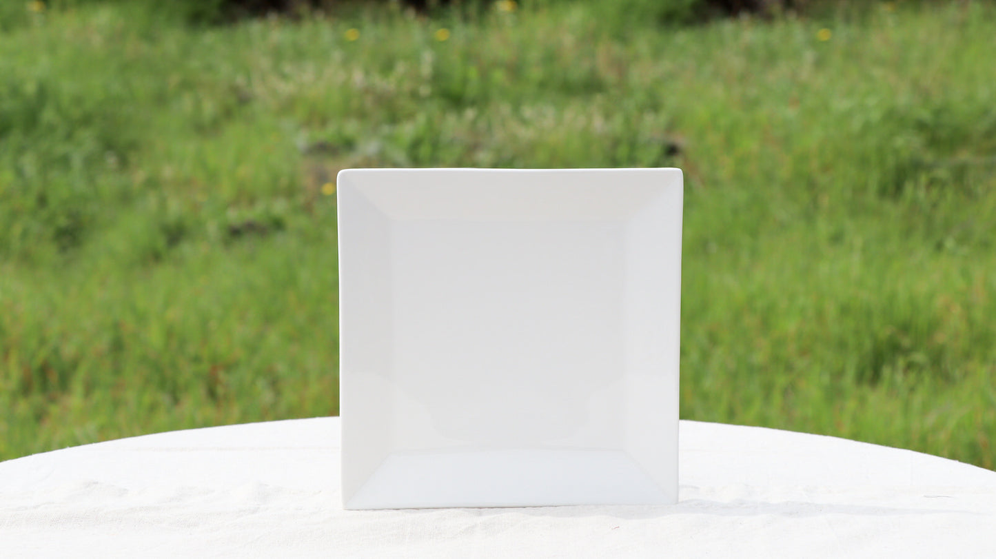 PORCELLANA BIANCA "Prato" - SET DA 6