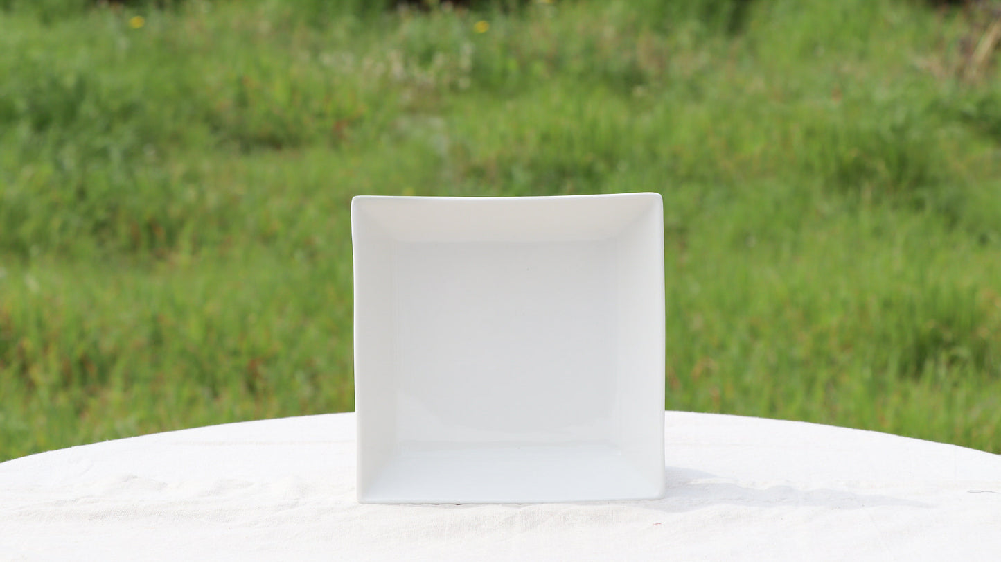 PORCELLANA BIANCA "Prato" - SET DA 6