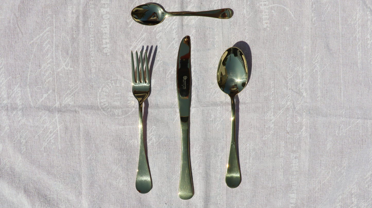 Set di posate - Gold Lucido