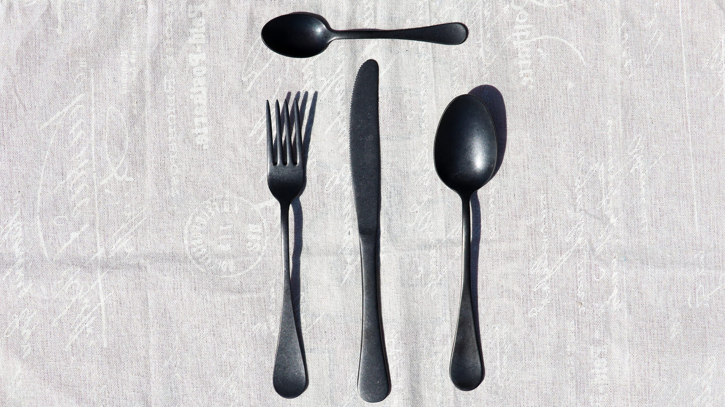 Set di posate - Vintage Black