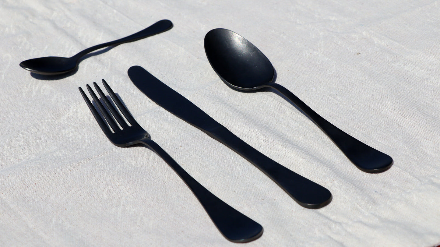 Set di posate - Vintage Black