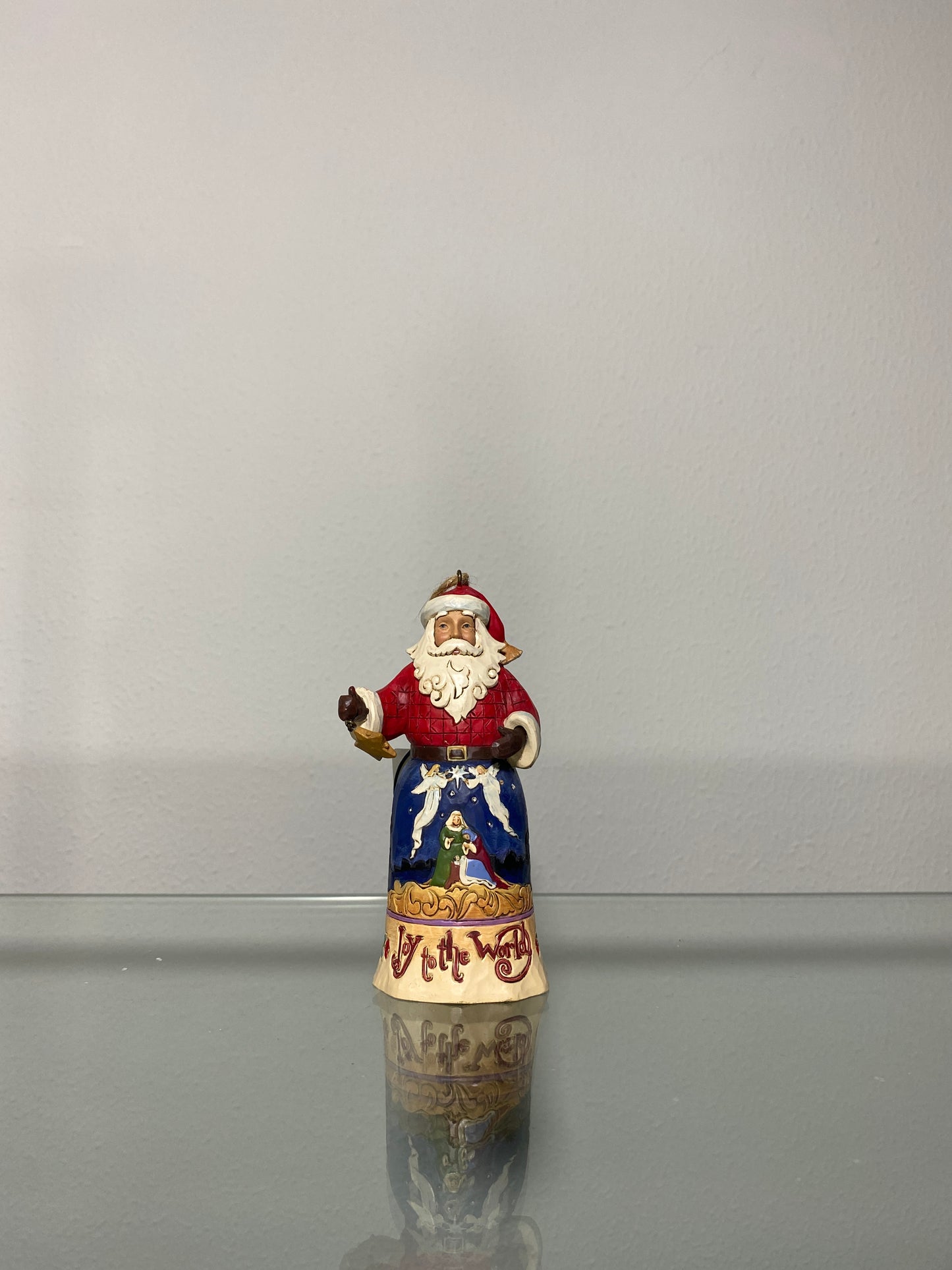 babbo natale con natività