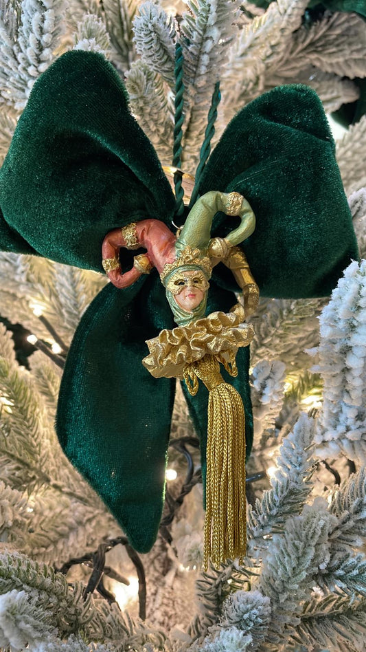 fiocco in velluto verde venice