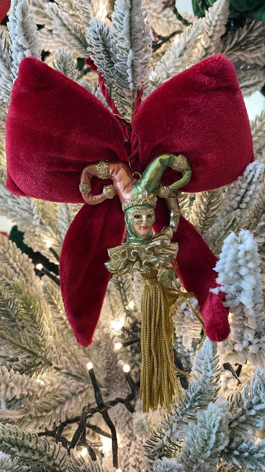 fiocco in velluto verde venice