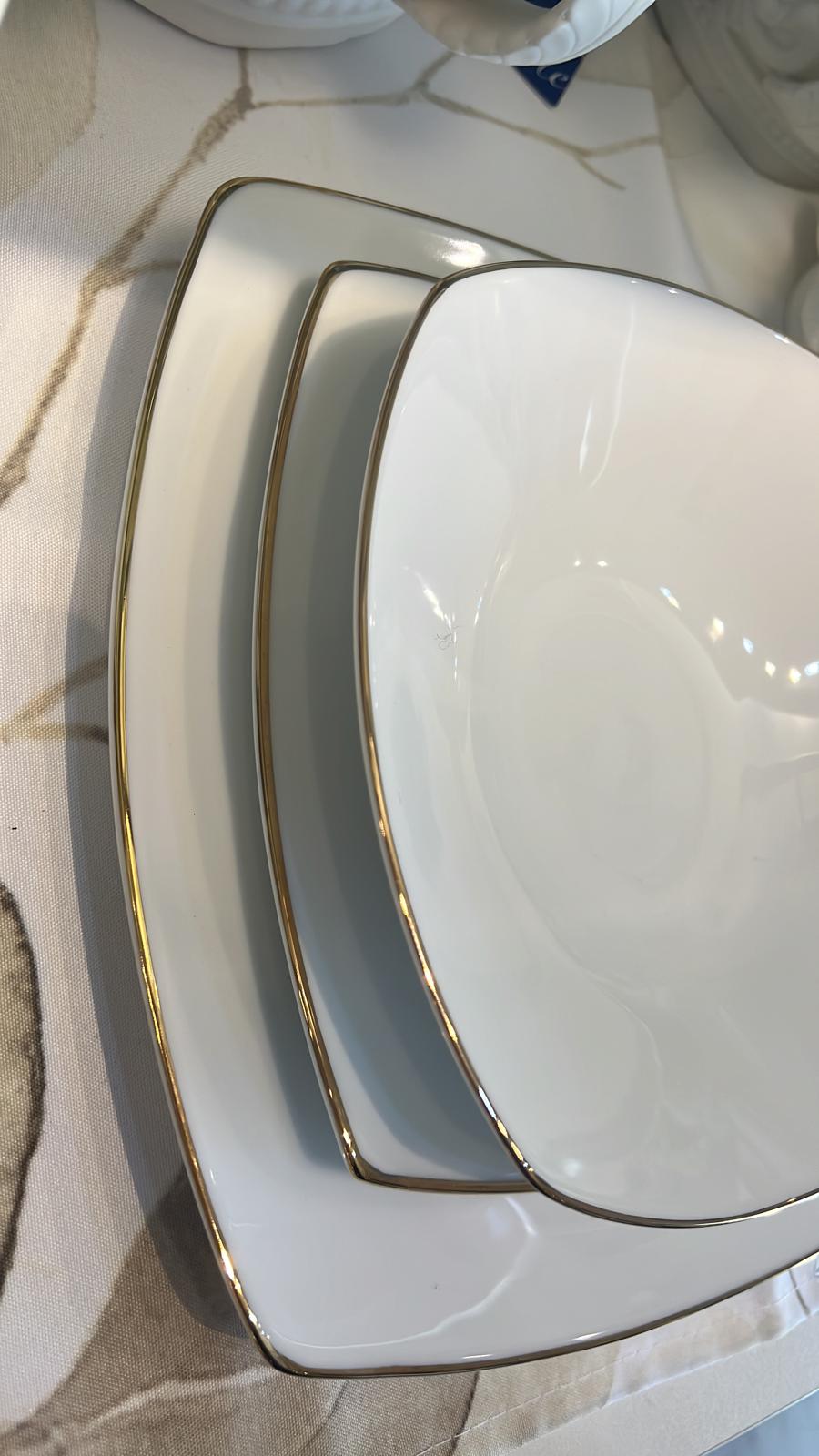 piatto venus gold line servizio da 6