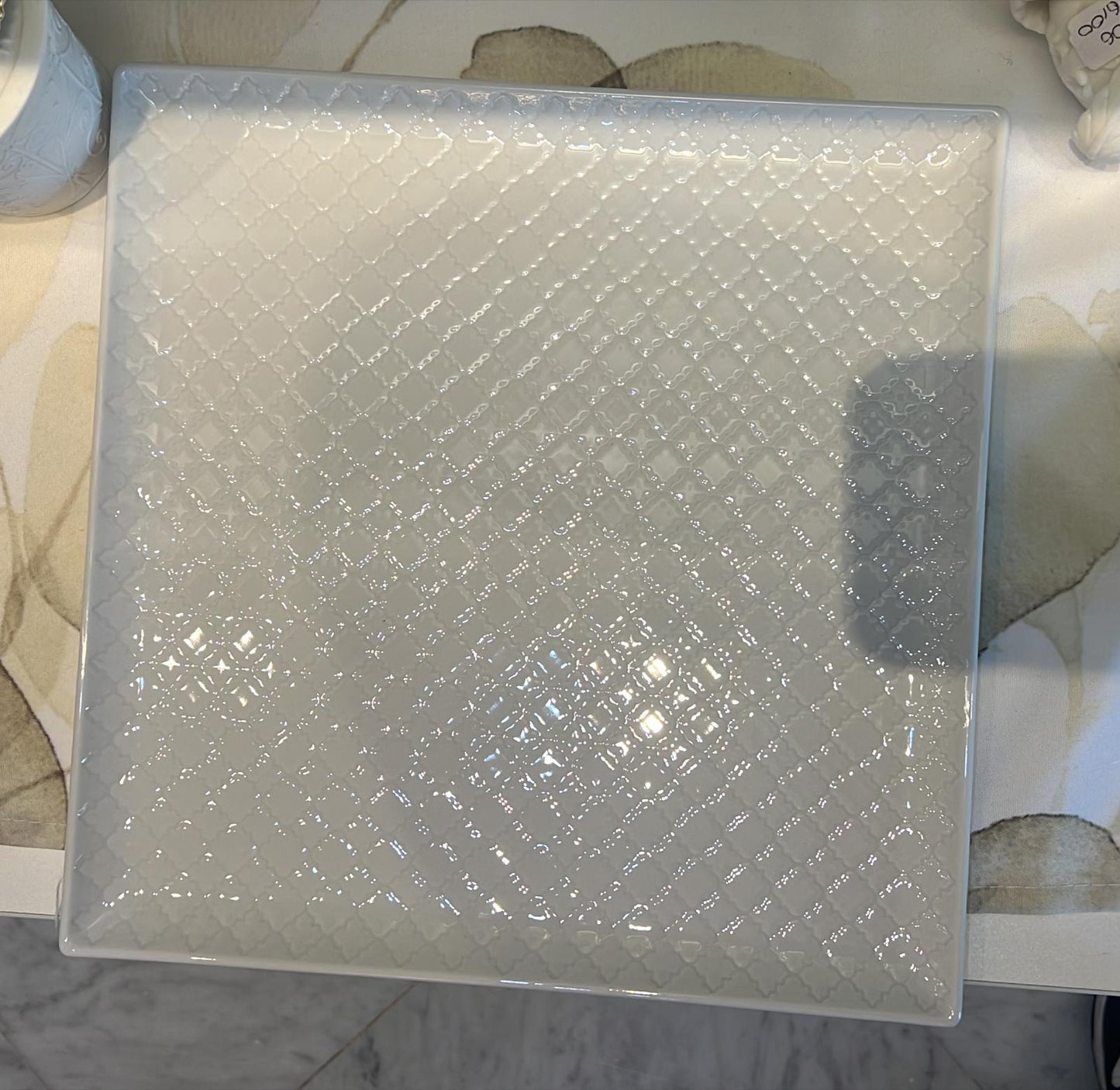 piatto portata tile White