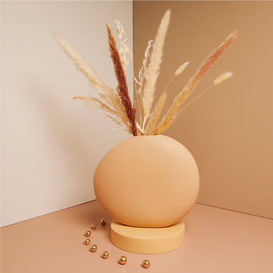 VASO CON FIORI 25.5X8X22 CM SCATOLA REGALO 26X8.4X22.5 CM