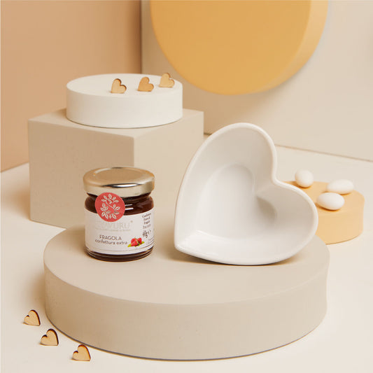CIOTOLINA CUORE CON MARMELLATA FRAGOLA 40G