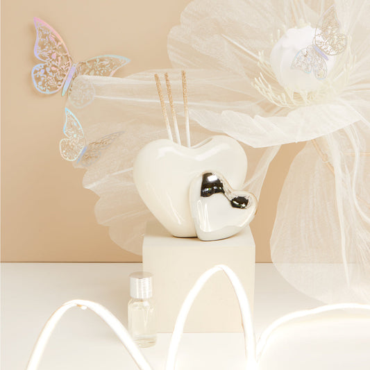 BAG TRASPARENTE MANICO BIANCO