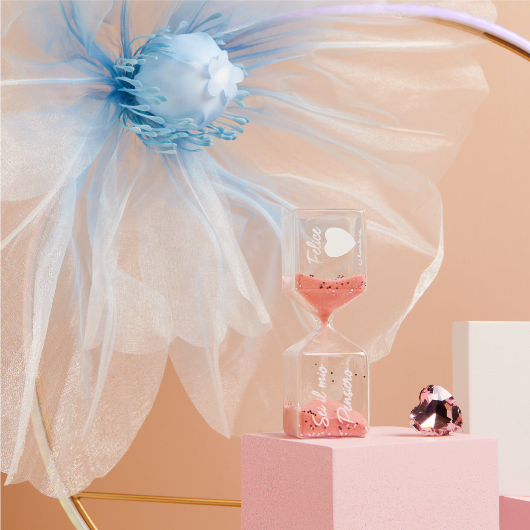 Clessidra grande rosa