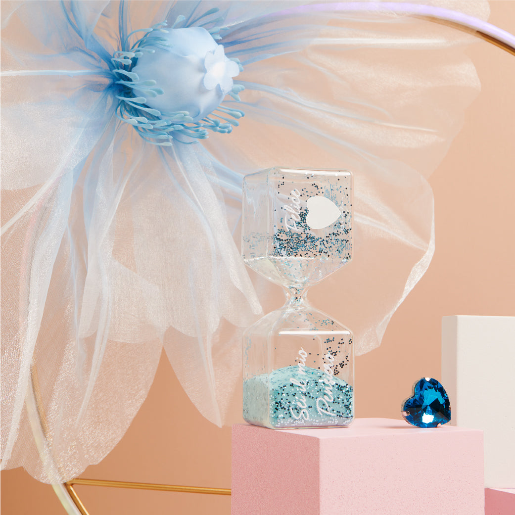 Clessidra grande azzurra