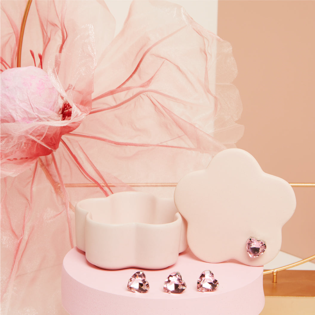 Scatola rosa con cuore