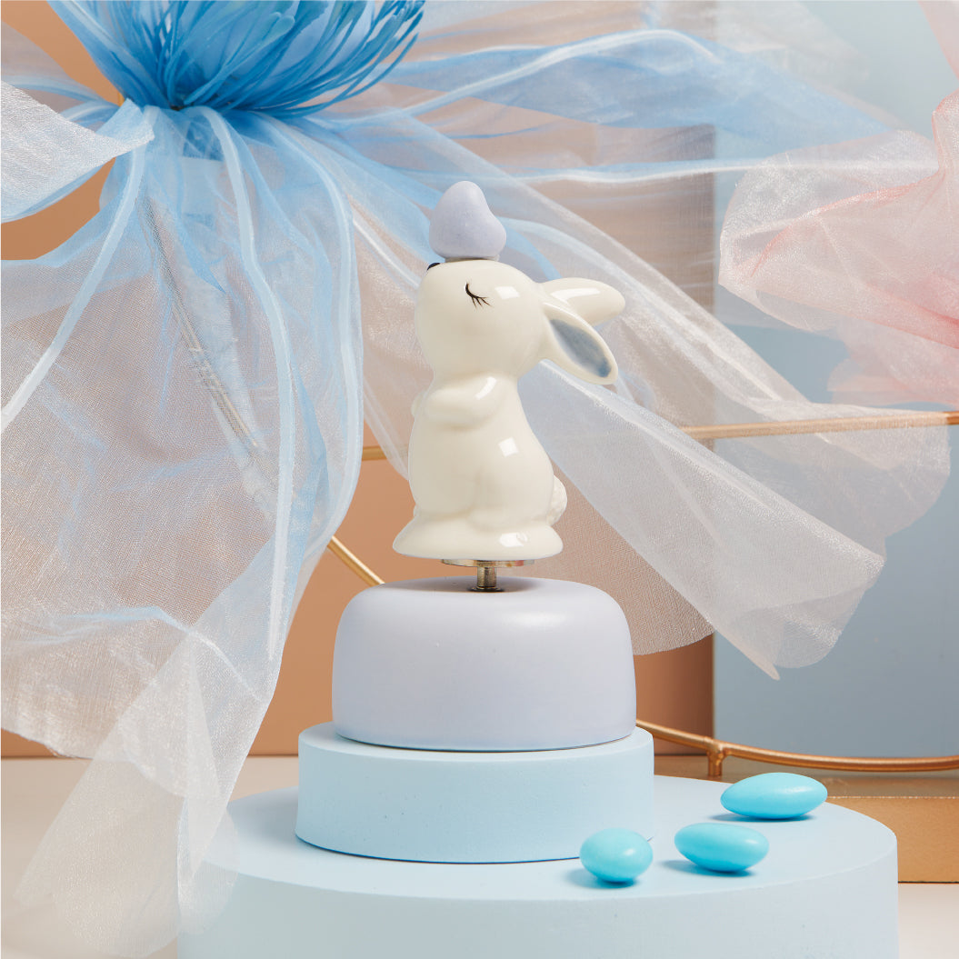 Carillon coniglietto azzurro